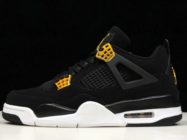 Jordan Metallic Gold-White 308497-032 Black Royalty 4 Air 0623